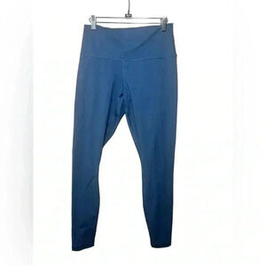 EVERLANE The Perform Yoga Workout Legging in Blue NEW Size L Regular